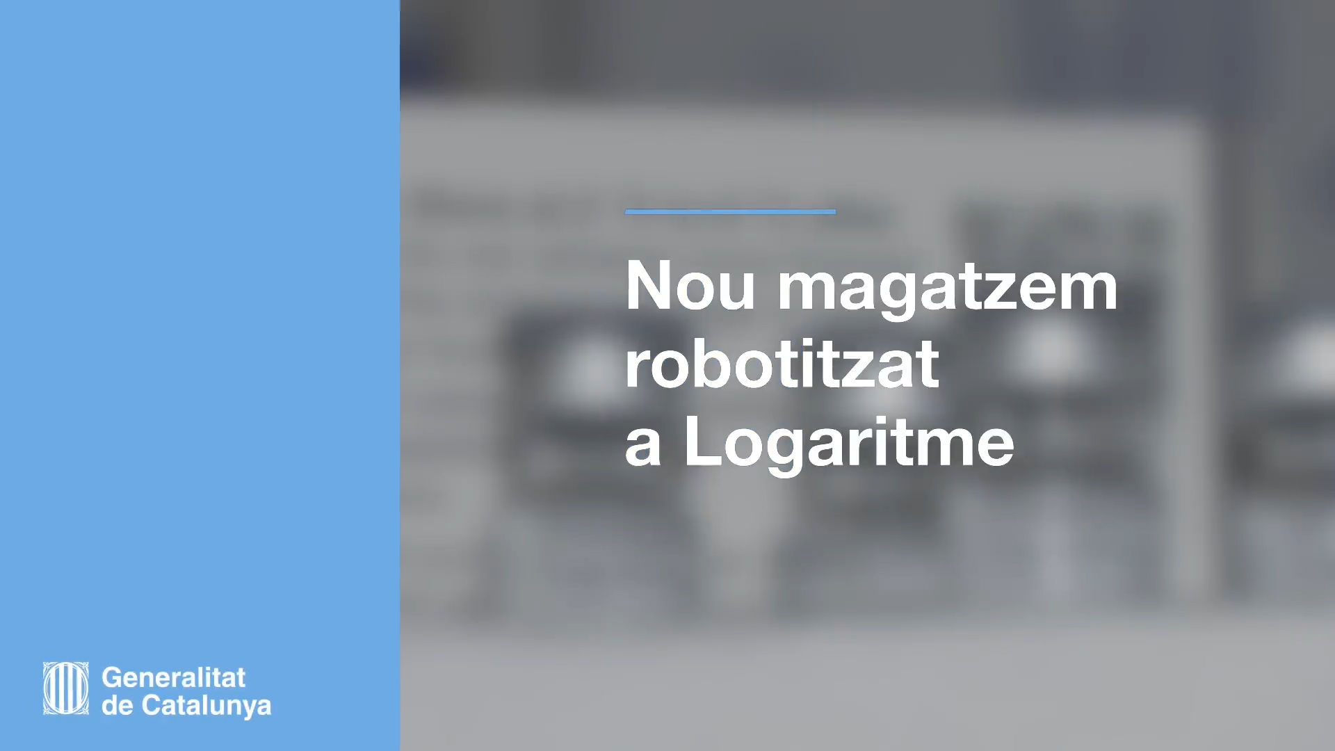 Nou magatzem robotitzat a Logaritme